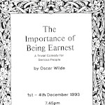 The Importance of Being Earnest